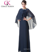 Grace Karin Fashion Design Manga comprida Mãe dos vestidos da noiva Grace Karin Ladies Dresses com mangas compridas CL6210